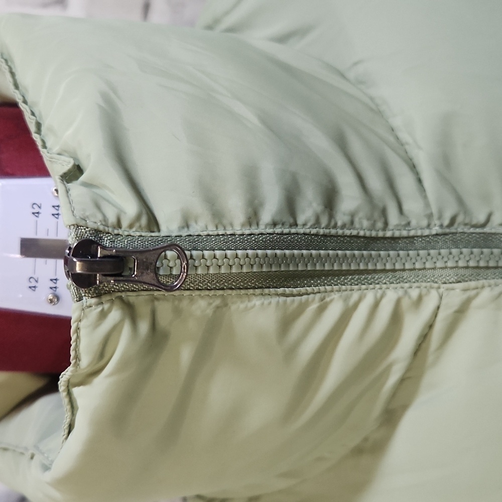 Chelsea & Violet SZ L Seafoam Green Puffer Coat - Picture 3 of 7